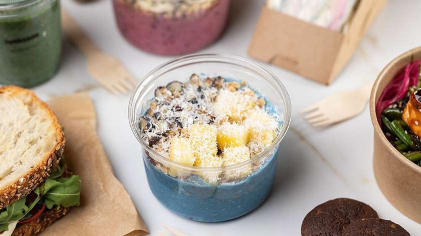 Blue Coconut bowl