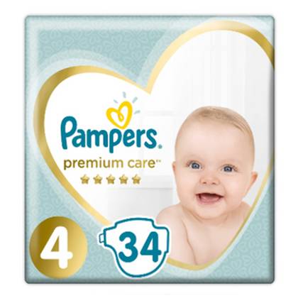 Pampers Premium Baby Diapers Size 4 (9-14kg) #34