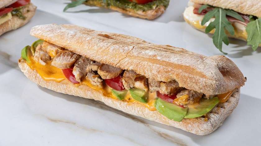 Chicken Sandwich with Chabata Bread