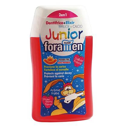 Foramen Junior 2-in-1 Strawberry Flavored Toothpaste and Gel for Children, 100ml