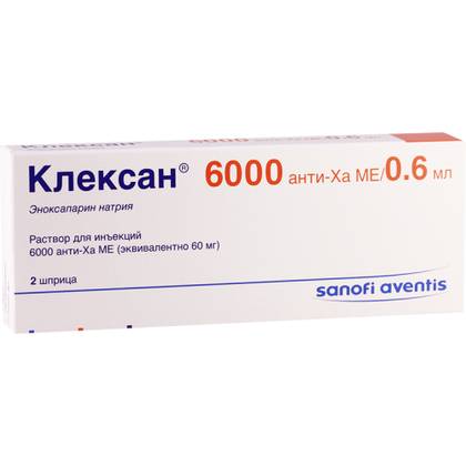 Clexane Injection Solution 6000 IU/0.6ml Pre-filled Syringe #2