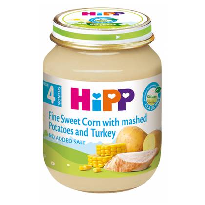 Hipp - Turkey, Potato, and Sweetcorn Meal /4mo+/ 125g 6203/6203-01