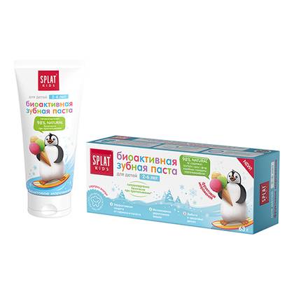 Splat Kids Toothpaste Ice Cream Flavor 2-6 years 50ml 6271