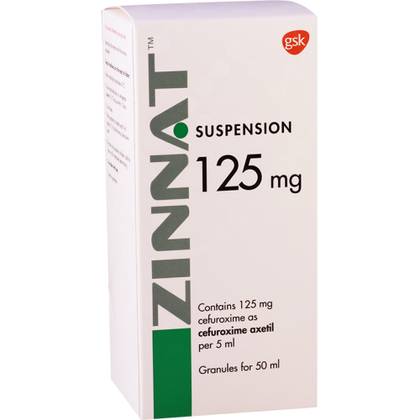Zinnat Powder for Suspension 125mg/5ml 50ml Bottle #1