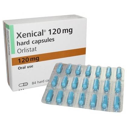 Xenical 120mg Capsules, 84 count