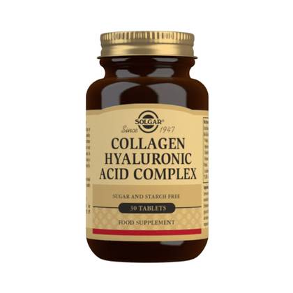 Solgar Collagen Hyaluronic Acid Complex Tablets #30