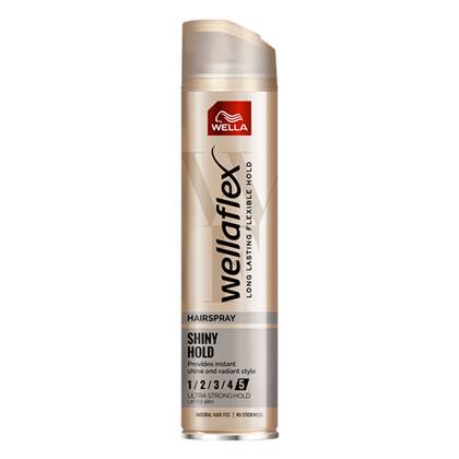 Wellaflex Ultra Strong Hold Shine Hairspray 5 250ml 0157