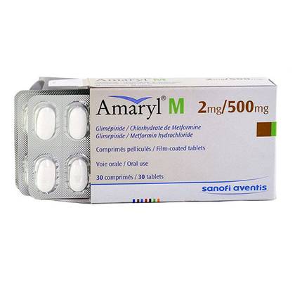 Amaril M 2mg/500mg Tablets #30