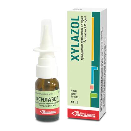 Xylasol Nasal Spray (0.5mg+50mg)/1ml 10ml Bottle #1