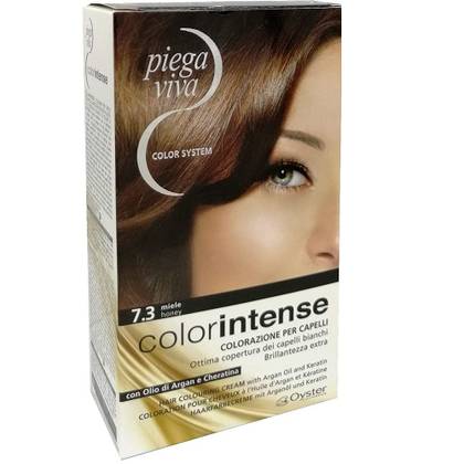 Piega Viva Hair Color with Argan Oil and Keratin 7.3 Honey 024044