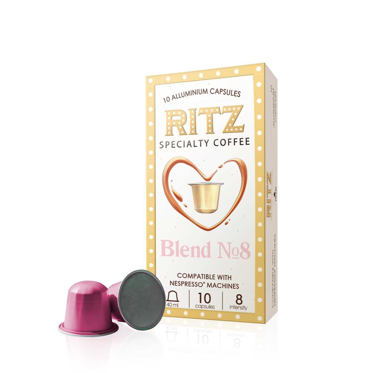 Specialty coffee capsules – BLEND №8 – Nespresso® compatible capsules - 10 pcs.