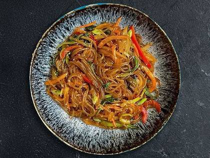 Glass noodles with beef