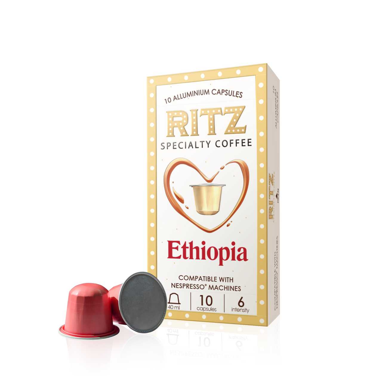 Specialty coffee capsules – Ethiopia Abyssinia – Nespresso® compatible capsules - 50 pcs.