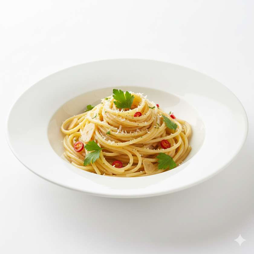 Spaghetti alla chitarra AGLIO-OLIO-PEPERONCINO