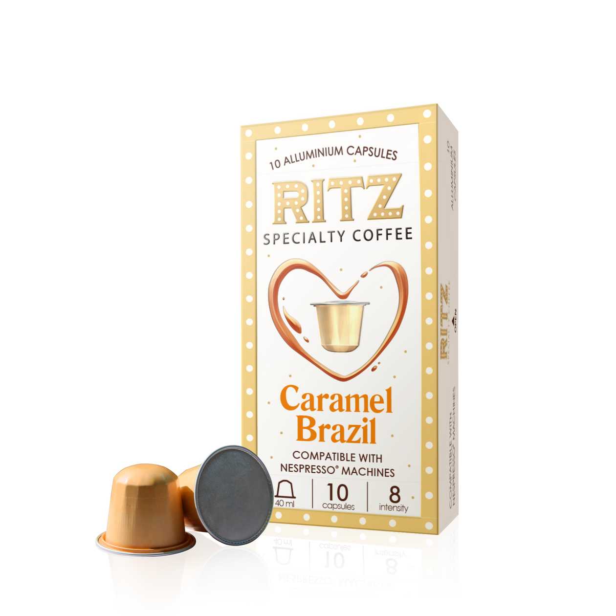 Coffee capsules with caramel flavor – Nespresso® compatible capsules - 10 pcs.