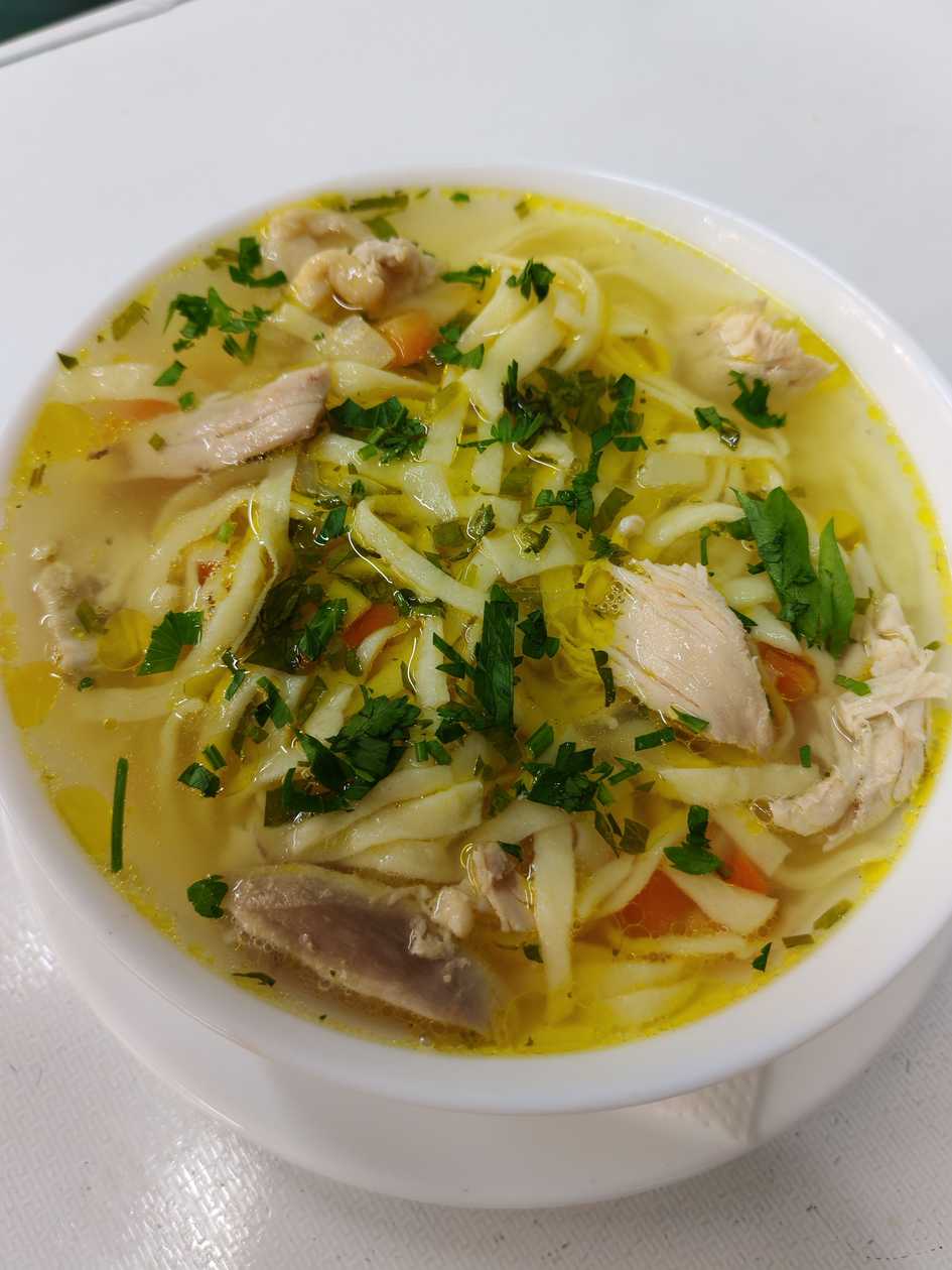 Chicken Soup with Homemade Noodles