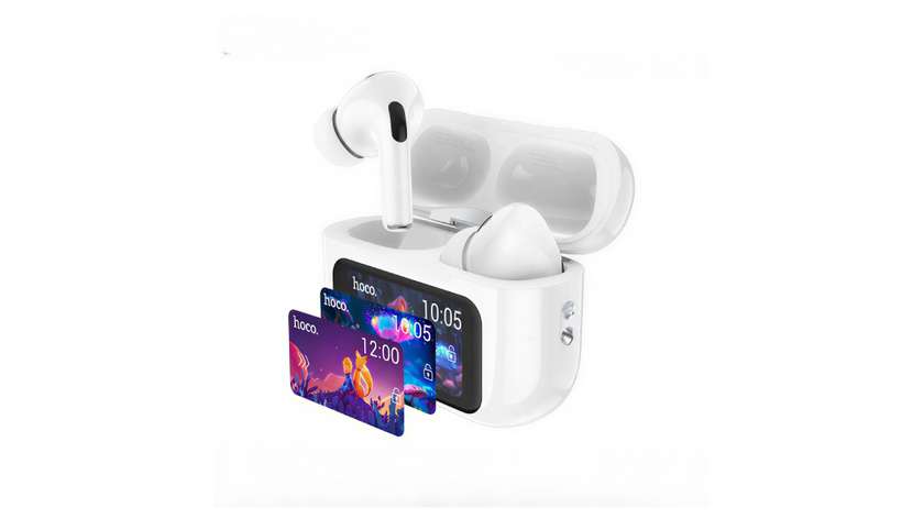 Hoco LCD Color Touchscreen TWS Headset (EW72)