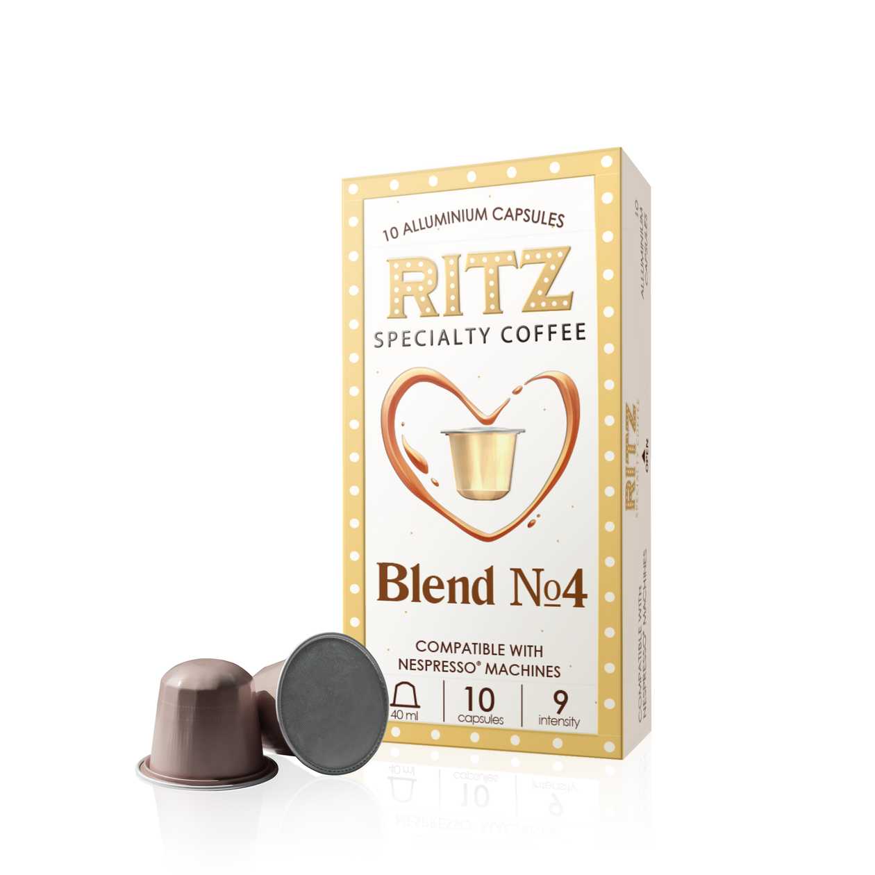 Coffee capsules – BLEND №4 – Nespresso® compatible capsules - 10 pcs.