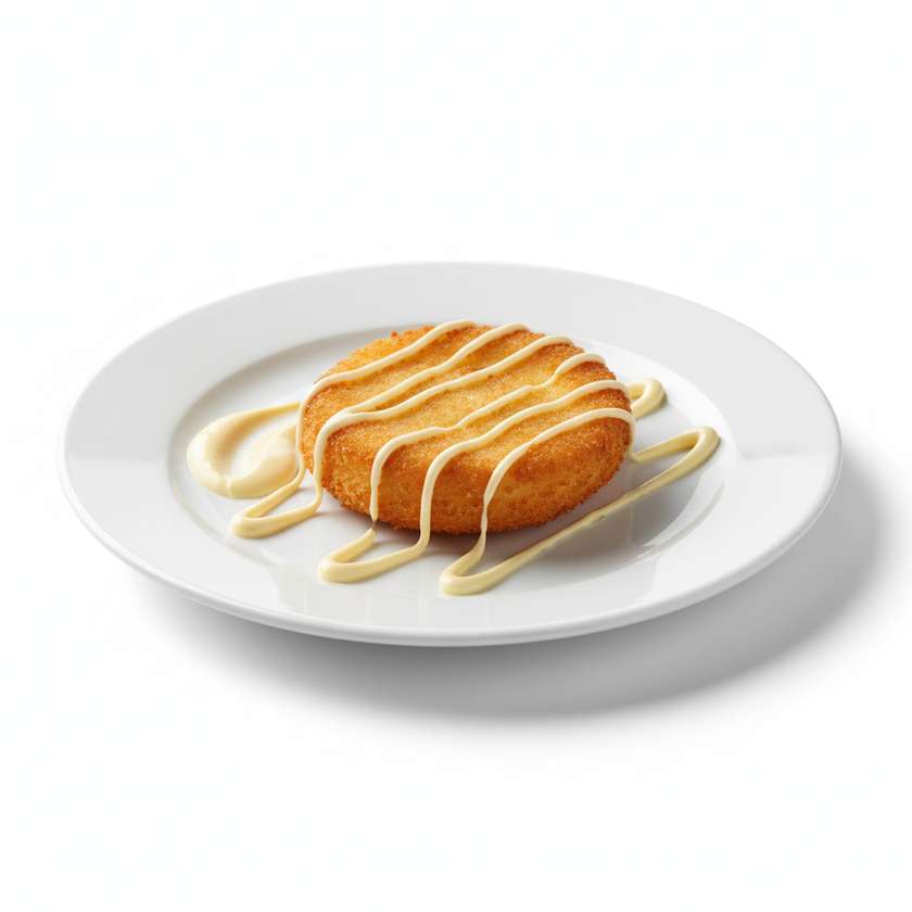 Fried Camembert, mayo.