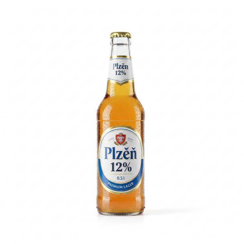 Plzeň 12% 0.5 pivo
