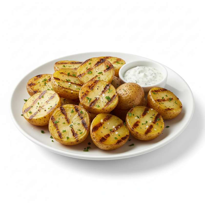 Grilled Potatoes in Skin