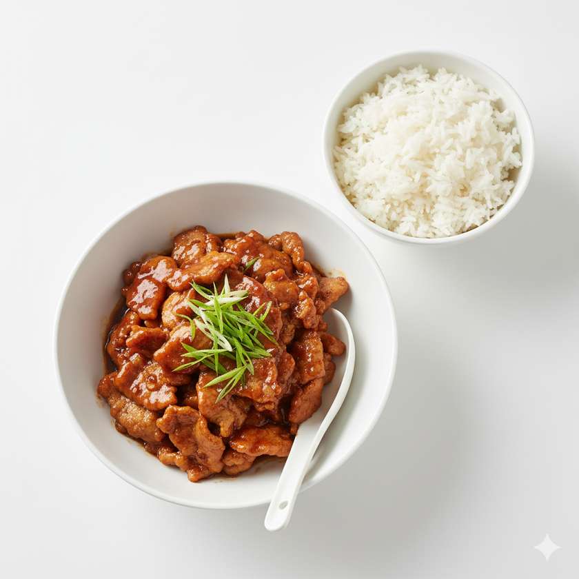 Vepřové v Pekingské omáčce s rýží