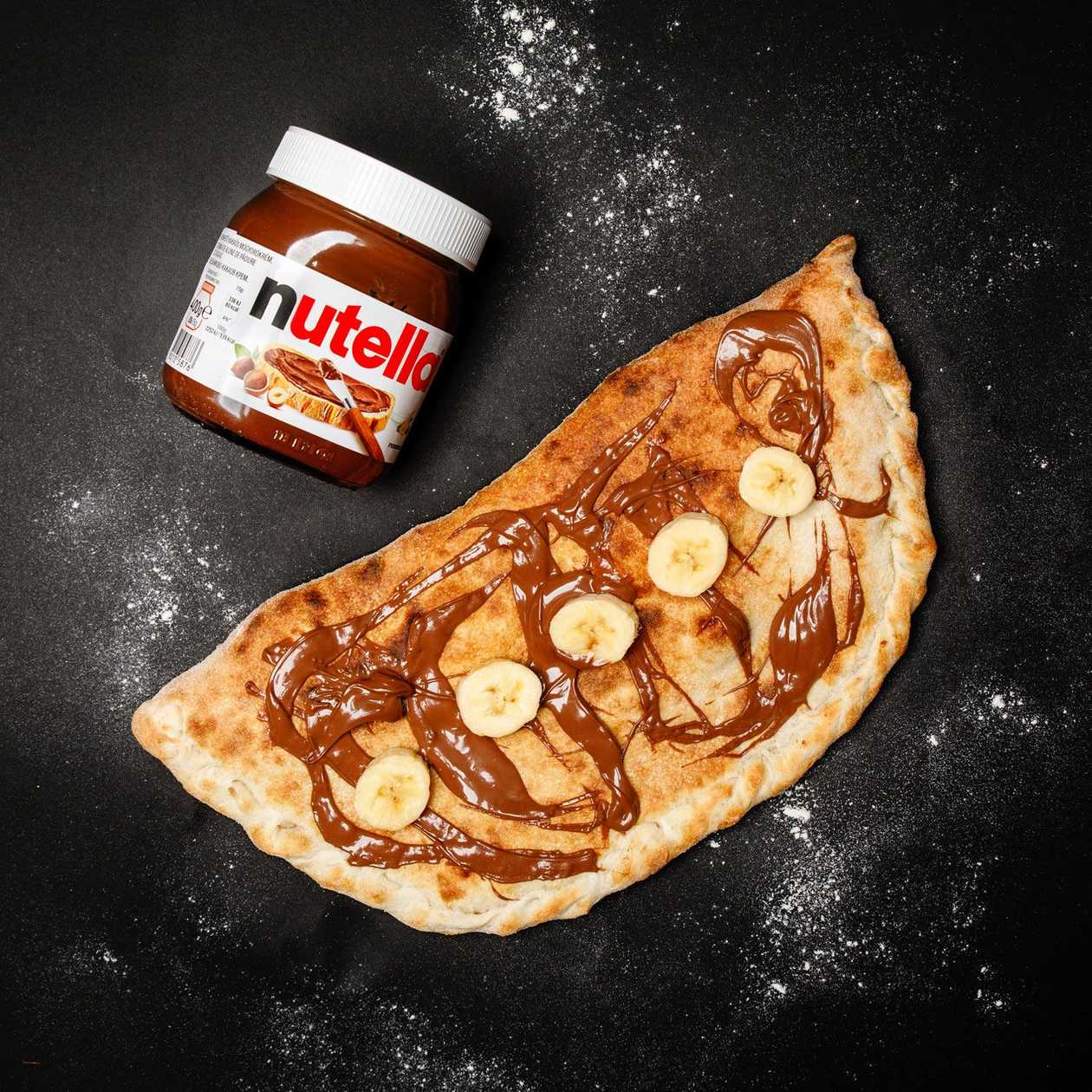 Pizza Calzone nutella & Banane