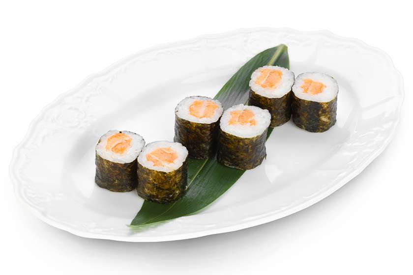 Рол з лососем