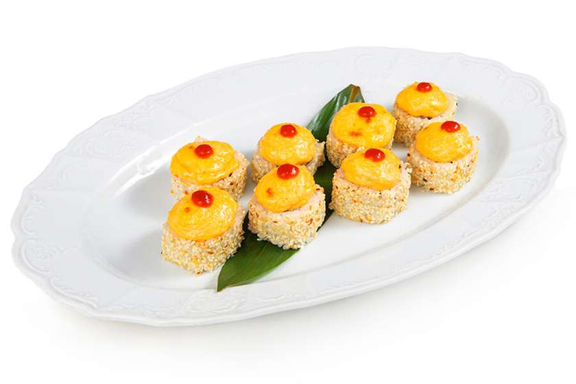 Запечений лосось рол