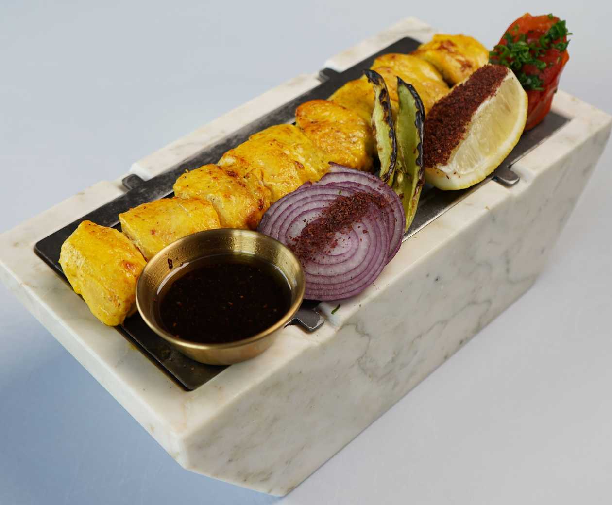 Grill Saffron Chicken (Joojah Kabab)