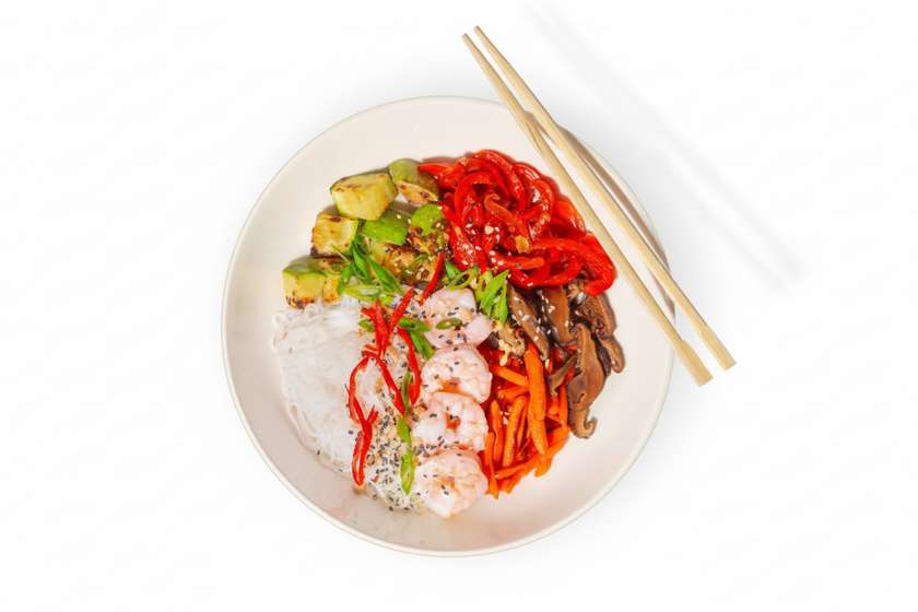 Wok Noodles with Shrimp