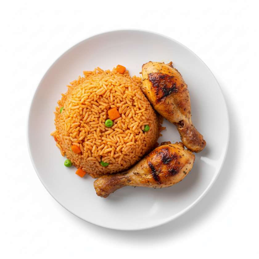 Jollof Rice with Chicken