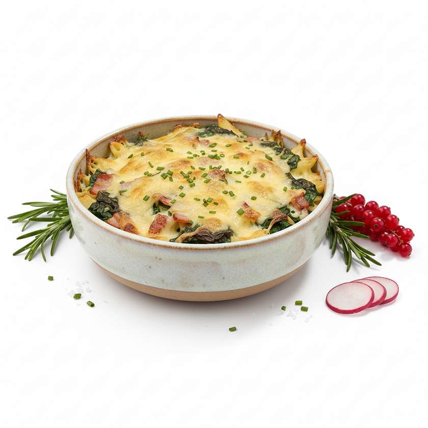500g Baked Spinach Penne (1,7)