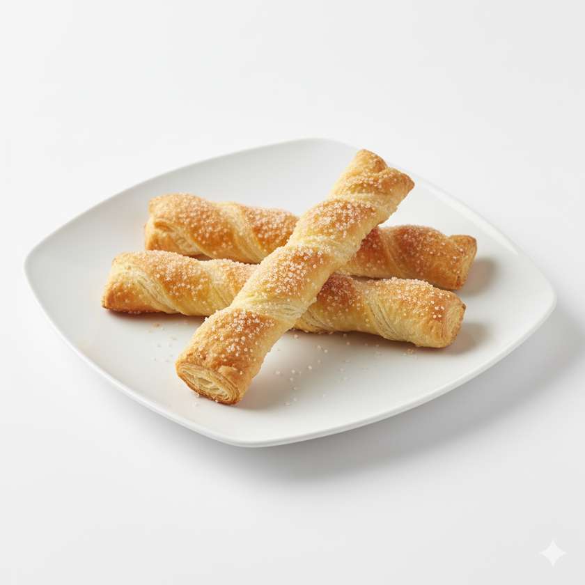 Kmínové tyčky z listového těsta - 3ks