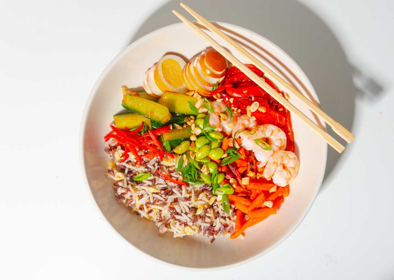 Wok Rice with Shrimp