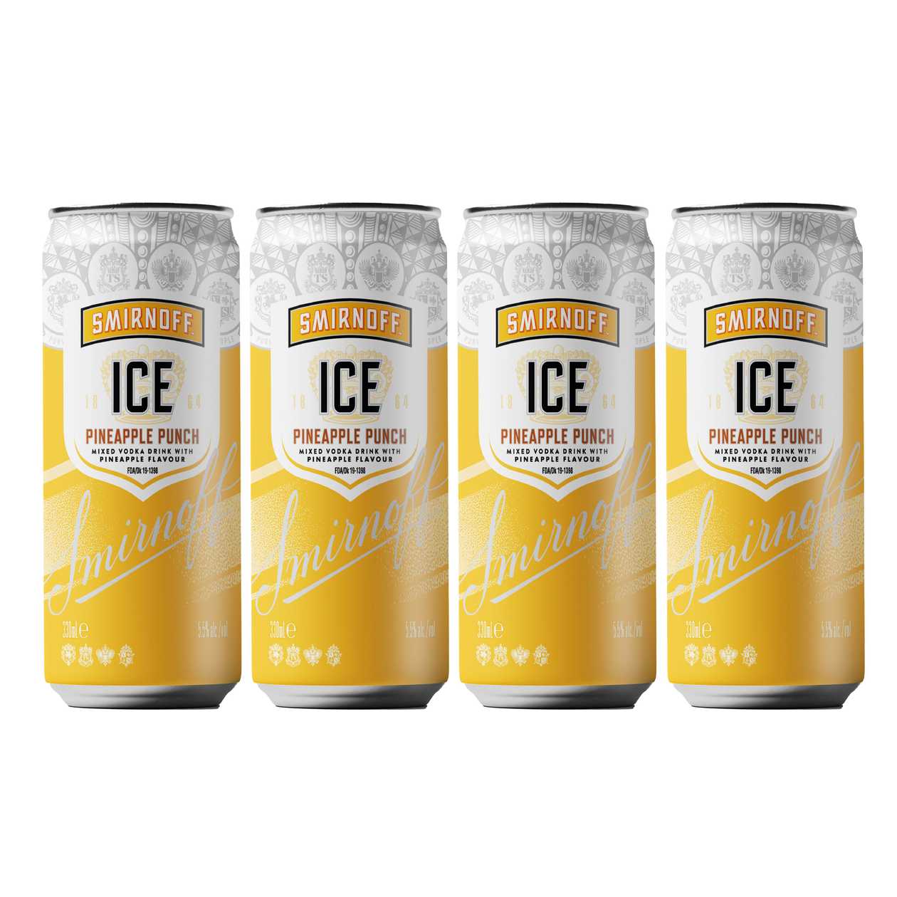 Smirnoff Ice Pine, 330ml (4 pieces)