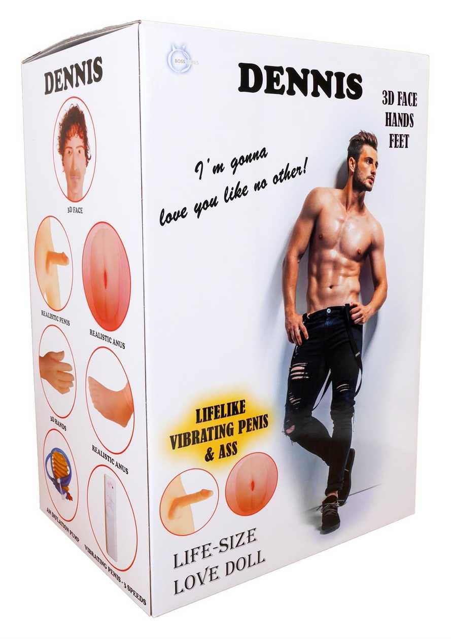 DENNIS 3D Vibrating Inflatable Male Torso