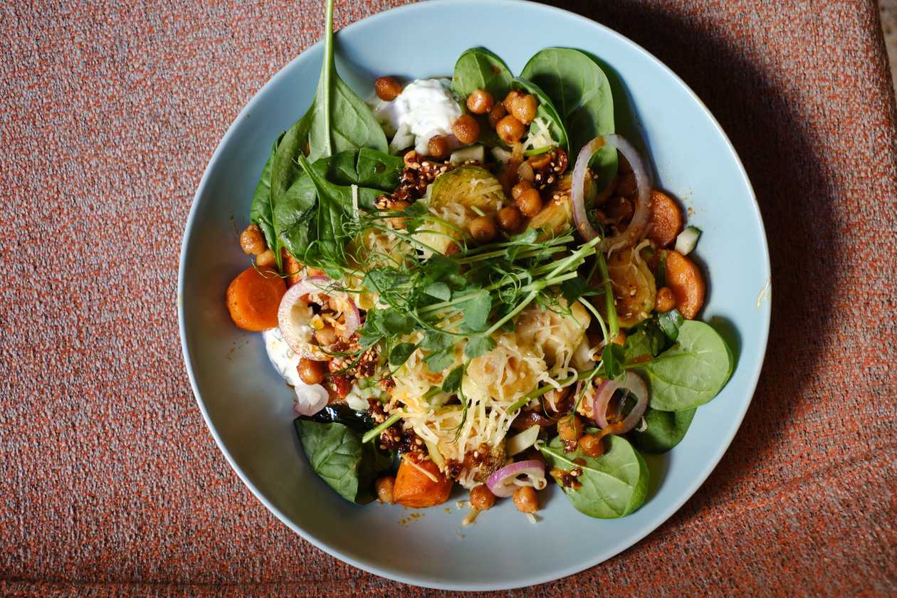 SWEET POTATO SALAD (V) (GF)