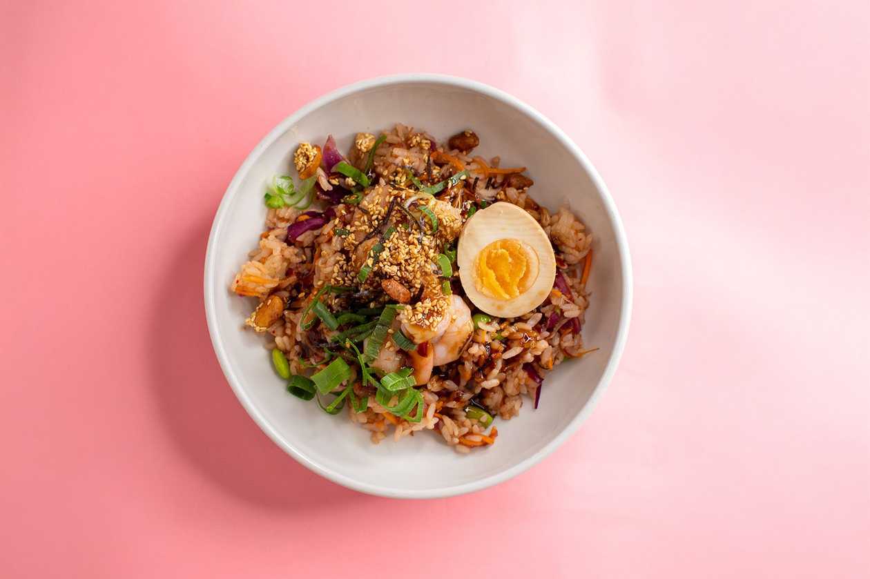 Teriyaki kreveti kauss