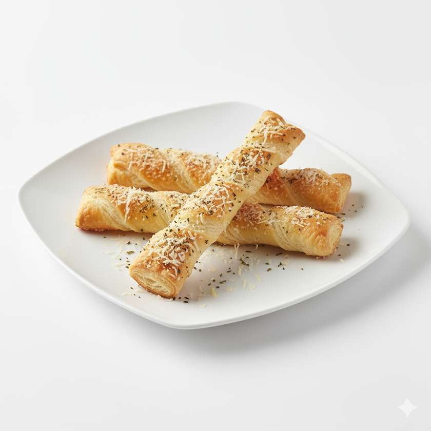 Sýrové tyčky z listového těsta - 3ks