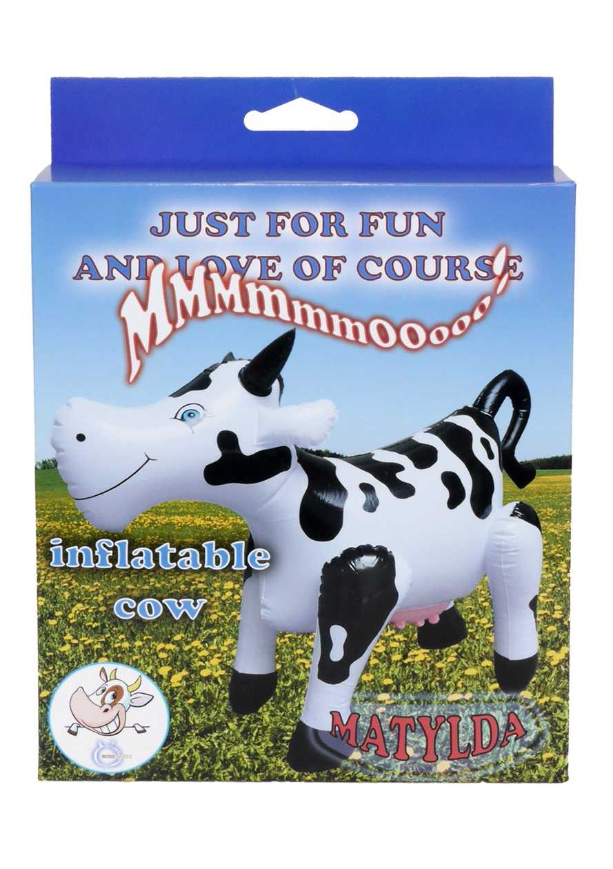 Spotted Inflatable Cow Matylda