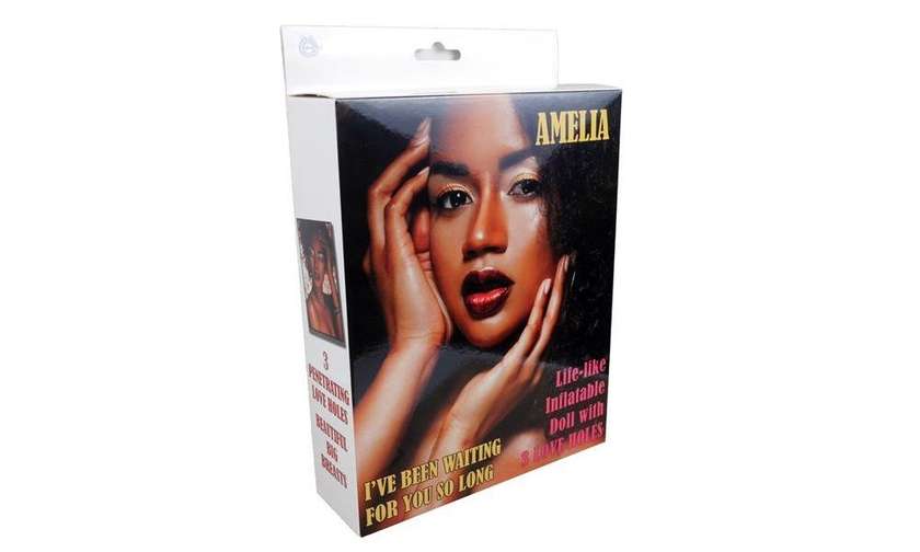 Amelia Inflatable Chocolate Doll
