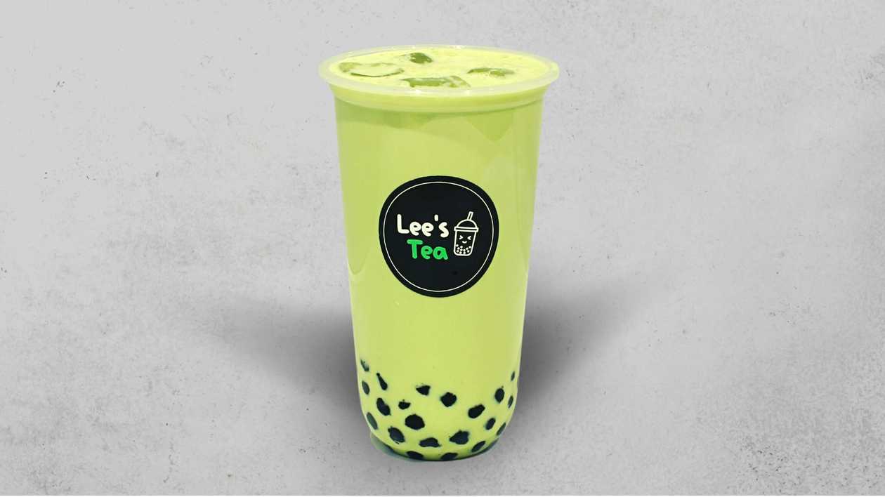 41. Matcha milk tea