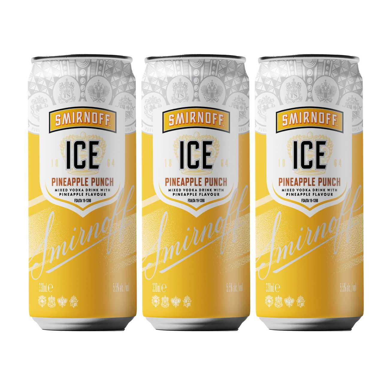 Smirnoff Ice Pine, 330ml (3 pieces)