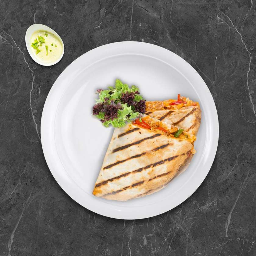 Quesadilla su Texas BBQ vištiena