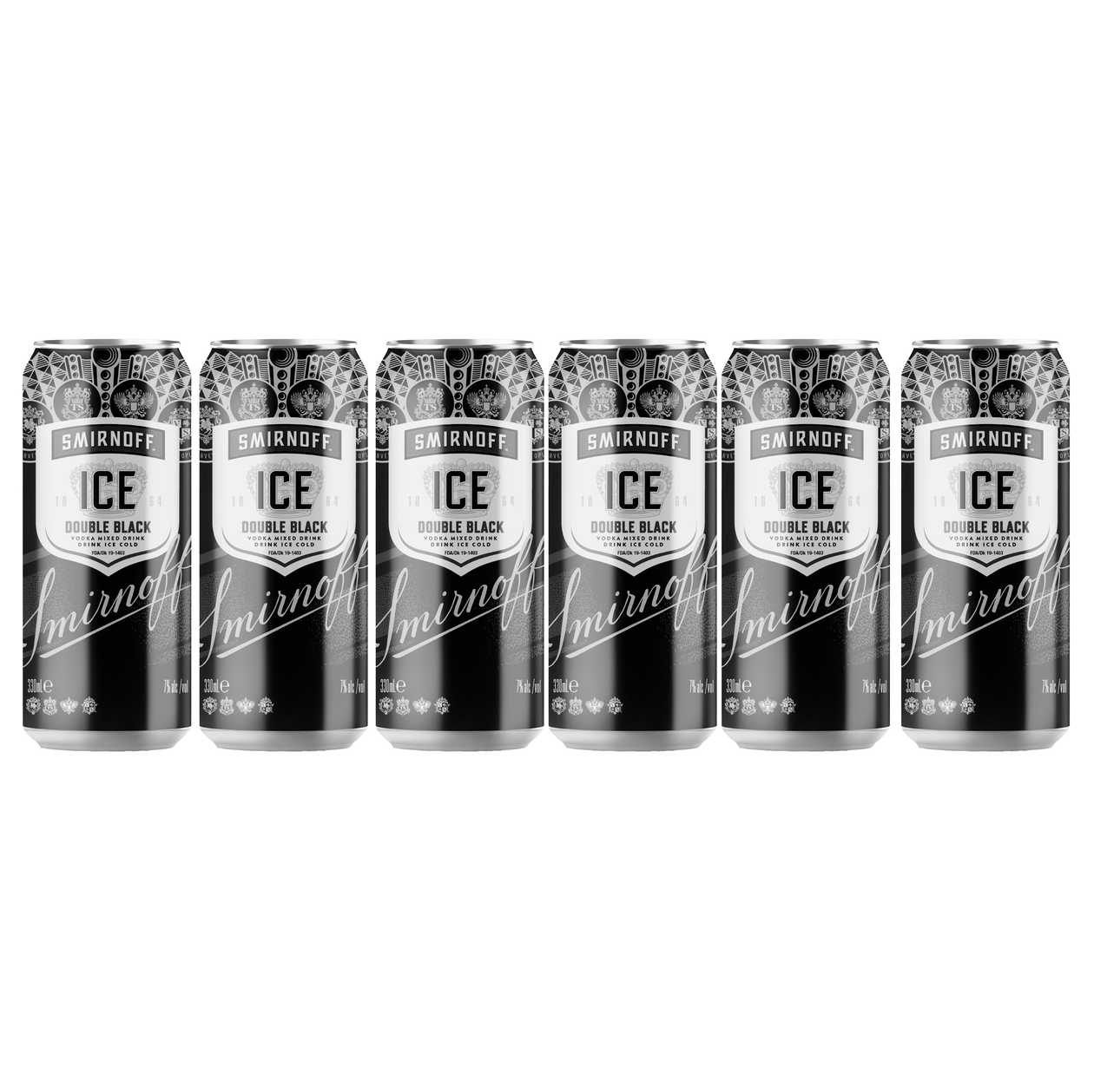 Smirnoff Ice Double Black, 330ml (06X1)