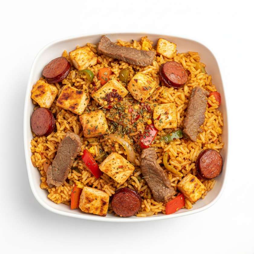 Assorted jollofrice