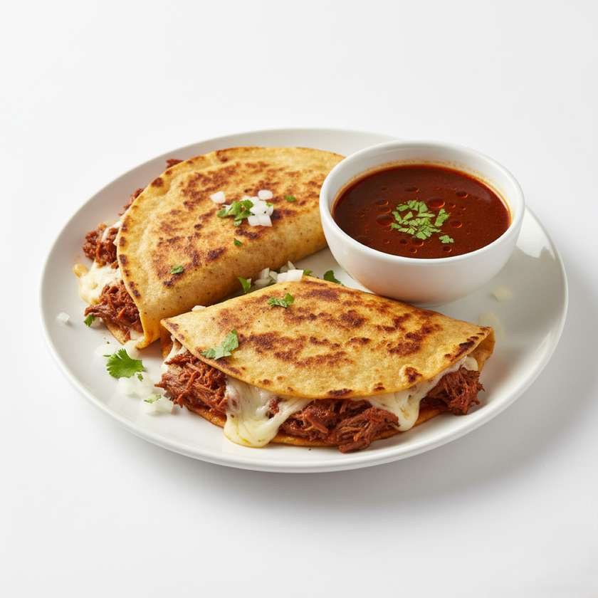 birria quesadillas