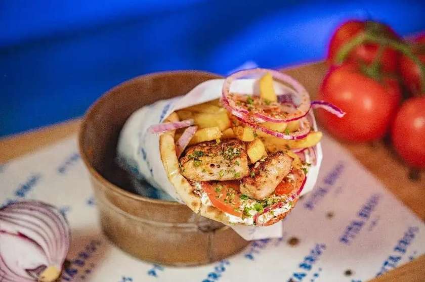 Pita Souvlaki Wieprzowe XL