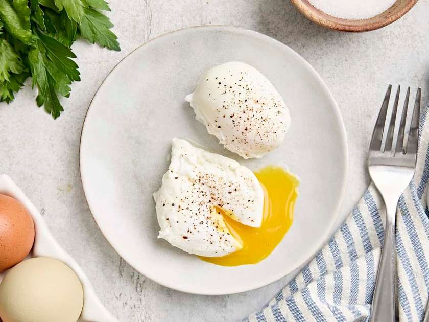 Poached eggs